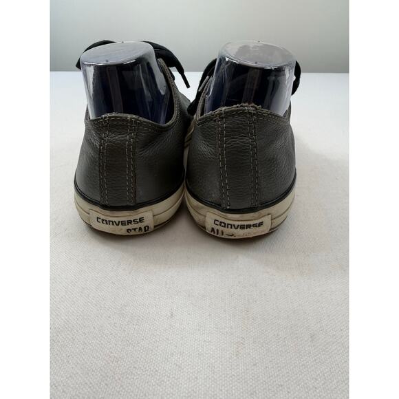 Converse x John Varvatos Gray Leather Low Top Sneakers Unisex M 8.5 Wm 10.5 main image 7